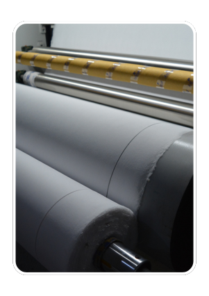 UV treated and flame retardant non-woven fabric samples